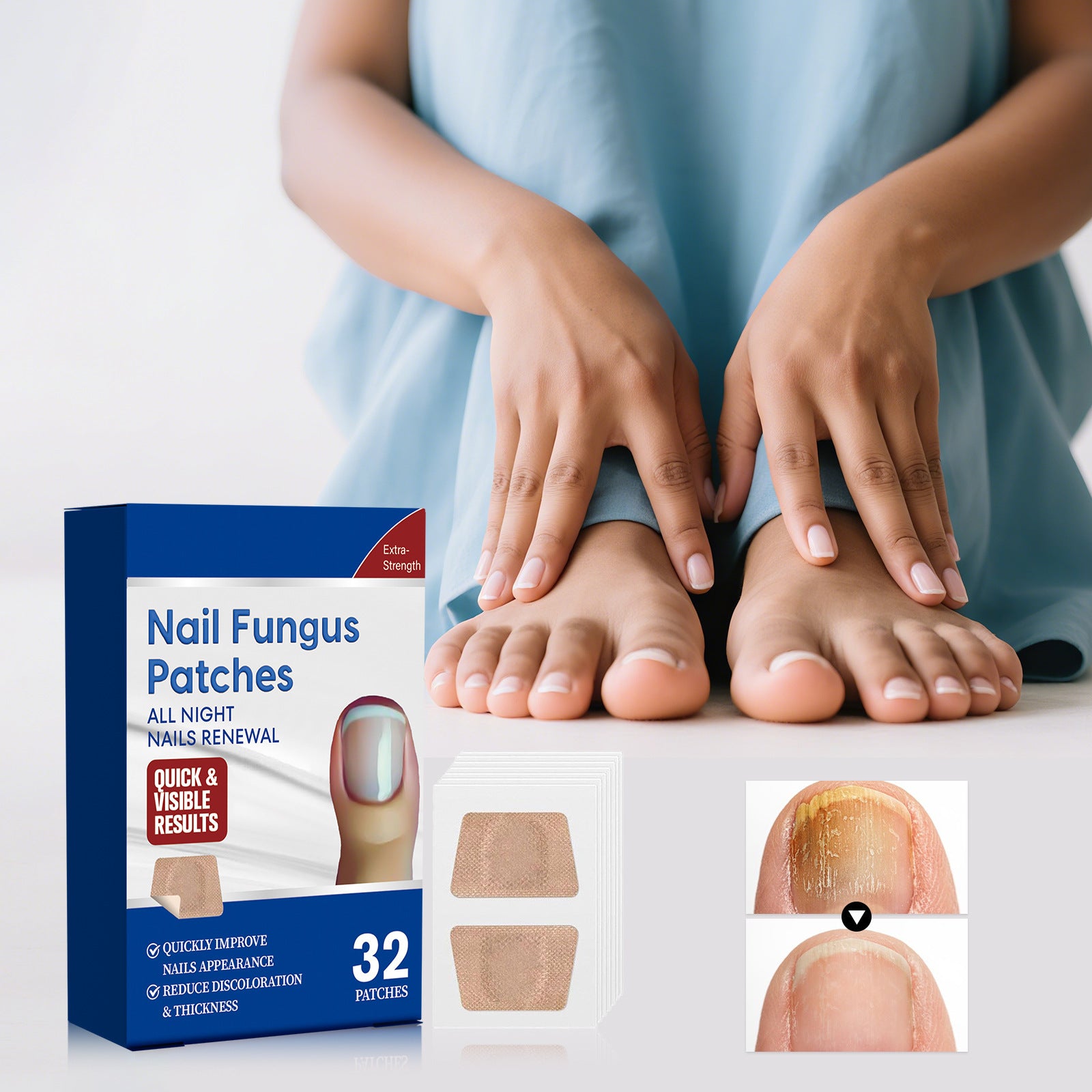 Nail Fungus Care Stickers